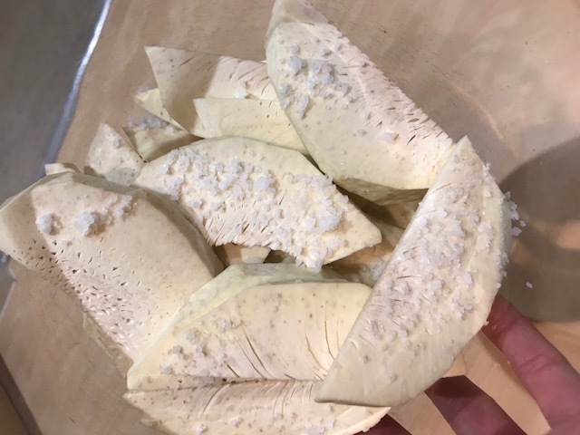 Breadfruit slices from St Lucia 2